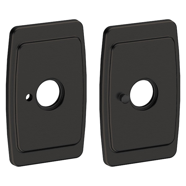 Baldwin Privacy Rosettes Distressed Oil Rubbed Bronze R046.402.PV - main